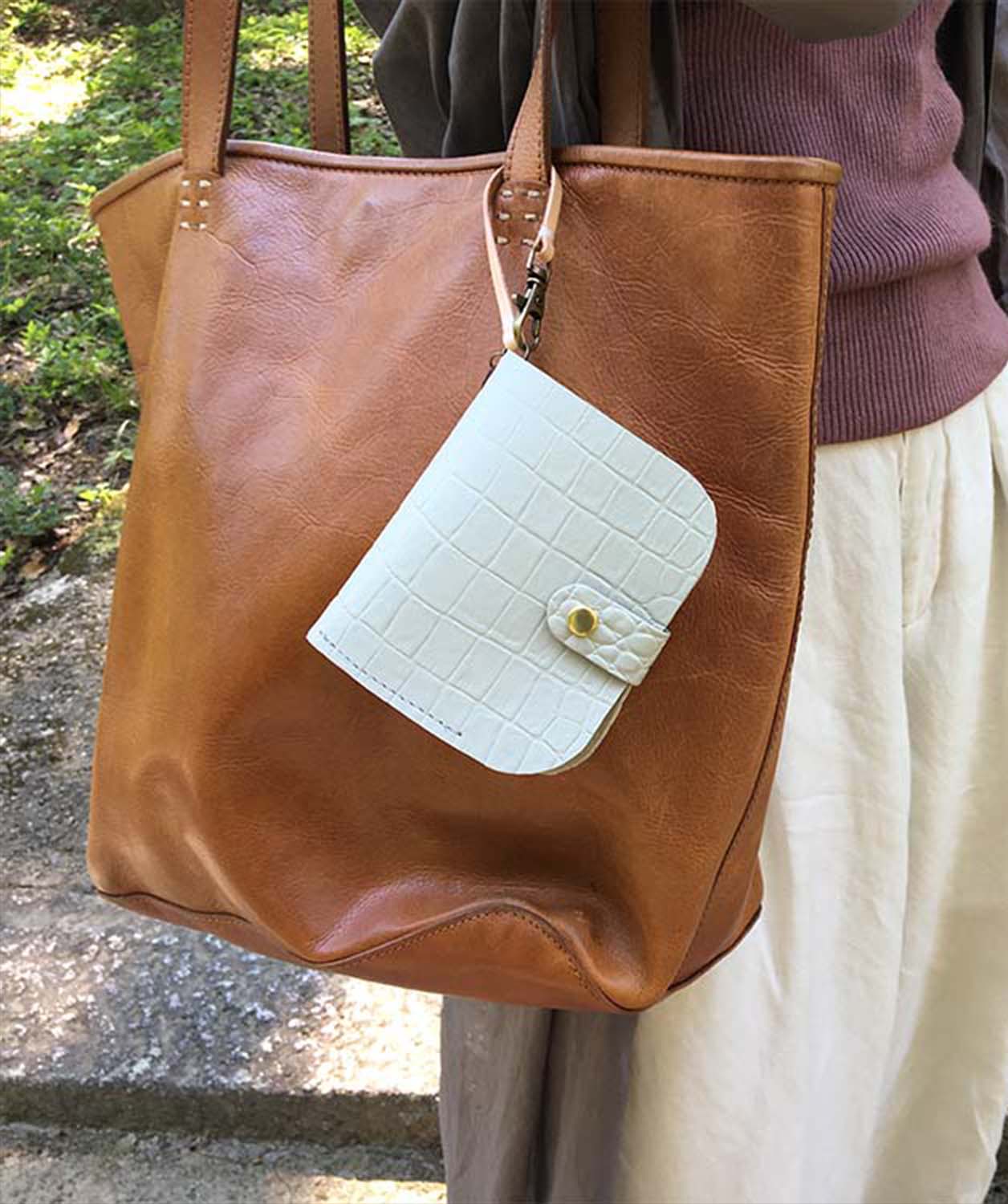 本革のマスクケース